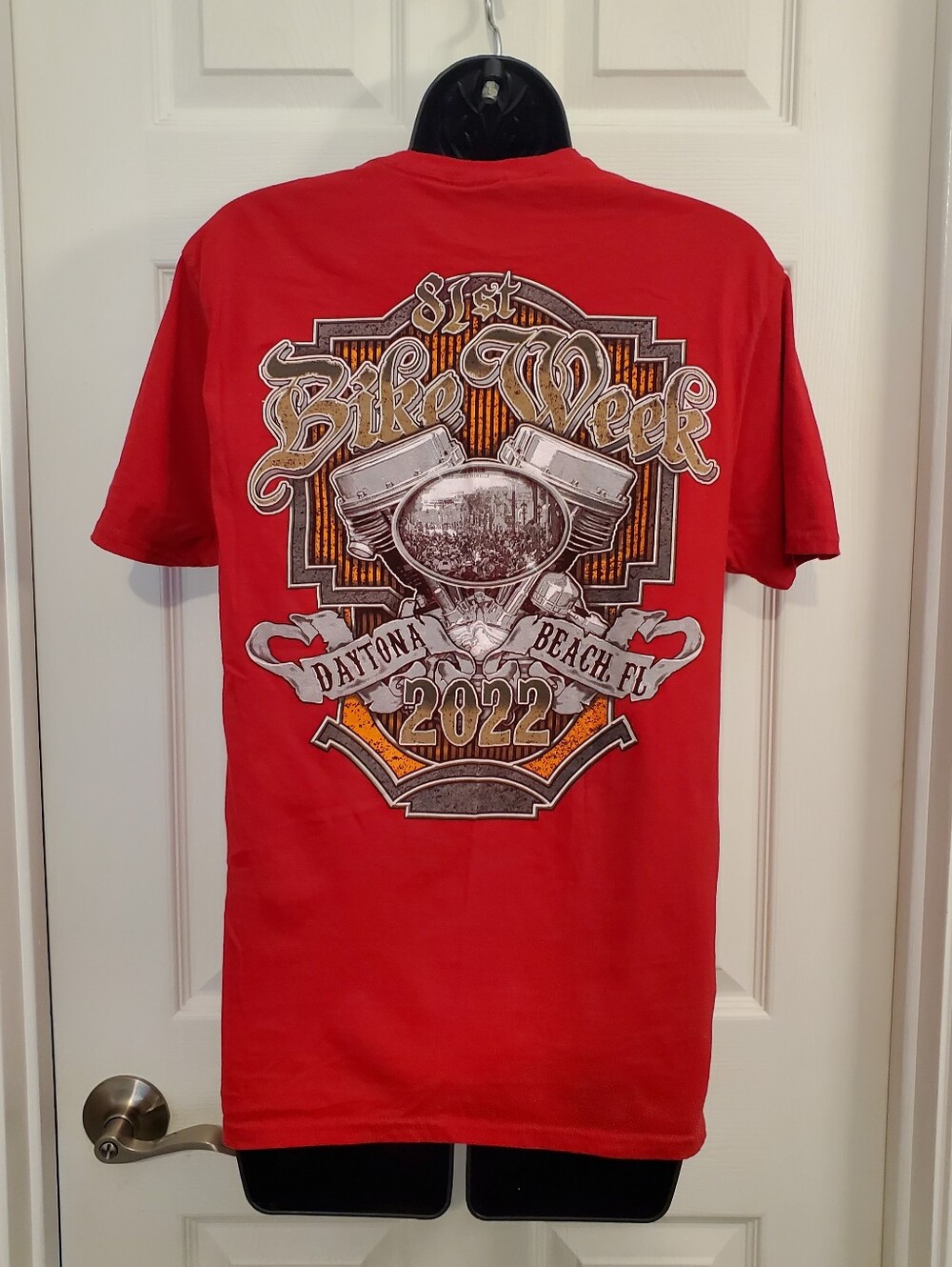 Daytona Bike Week 2022 Red Graphic Tee